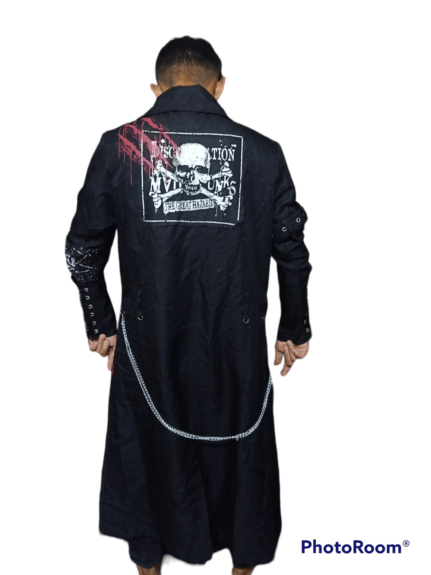 Seditionaries - assymetrical Mad Punk Acid Jazz Men seditionary Long Jacket - 1