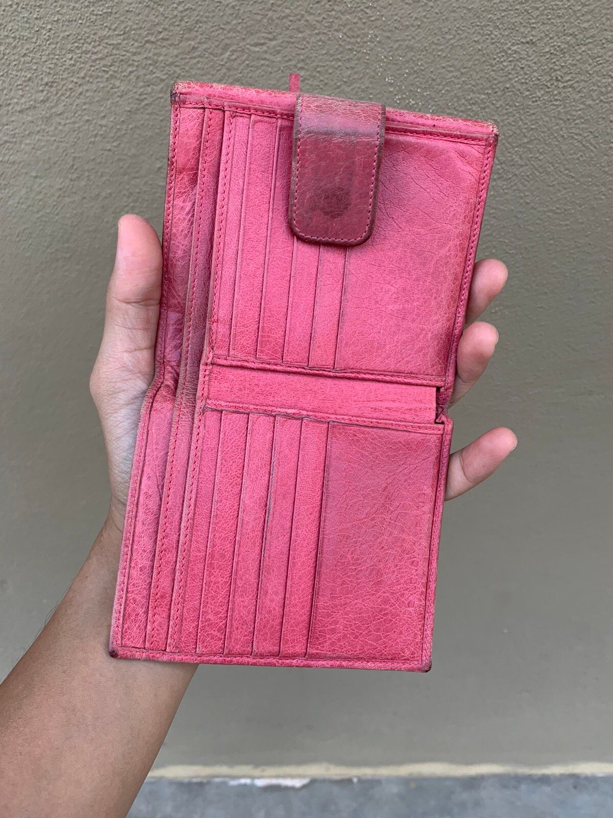 Balenciaga Wallet Pink leather - 5