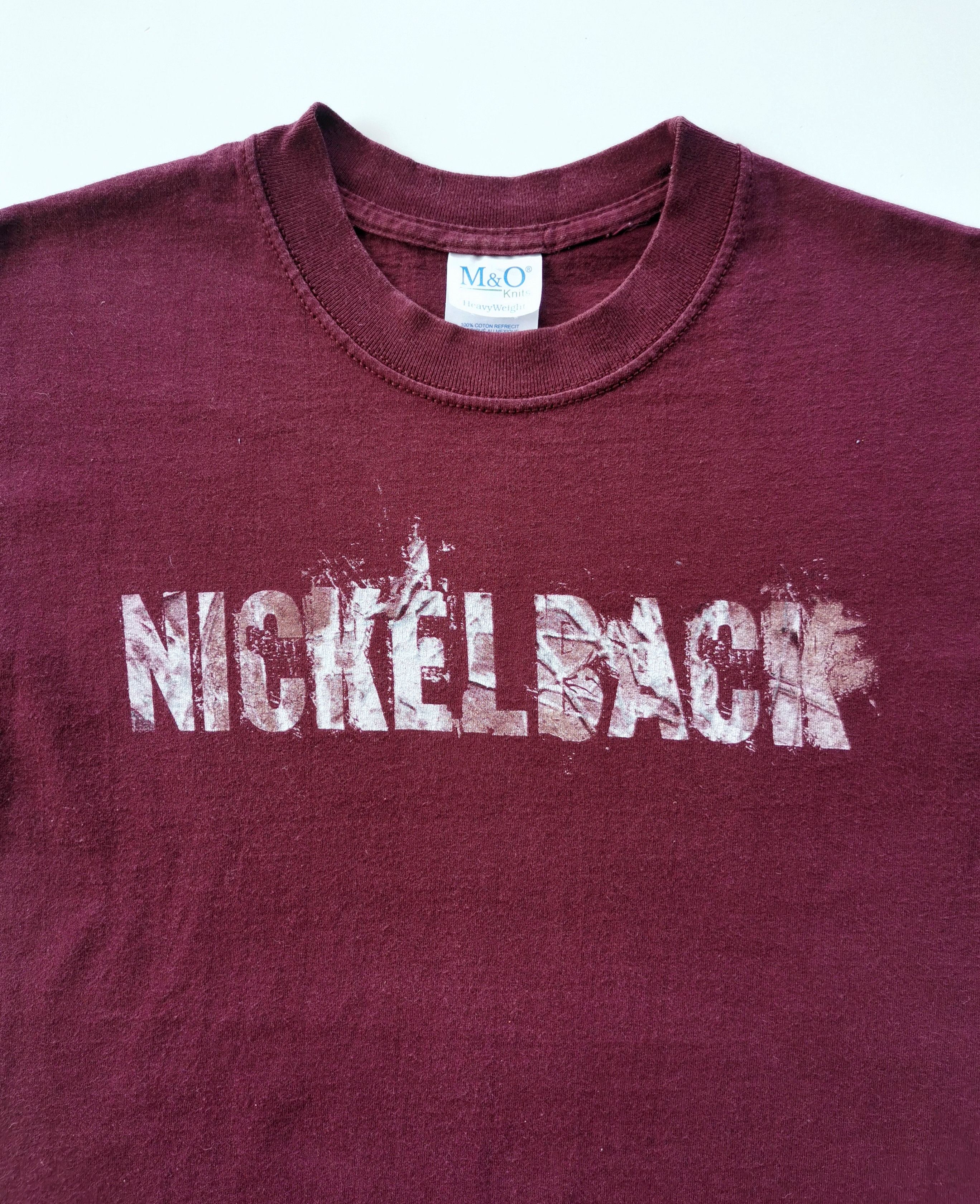 Vintage Nickelback Band Tshirt Silver Side Up Album Graphic - 2