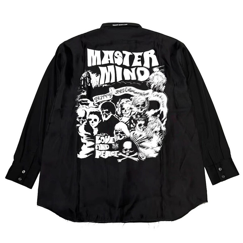 Mastermind Japan MMJ collab long sleeve shirt - 1
