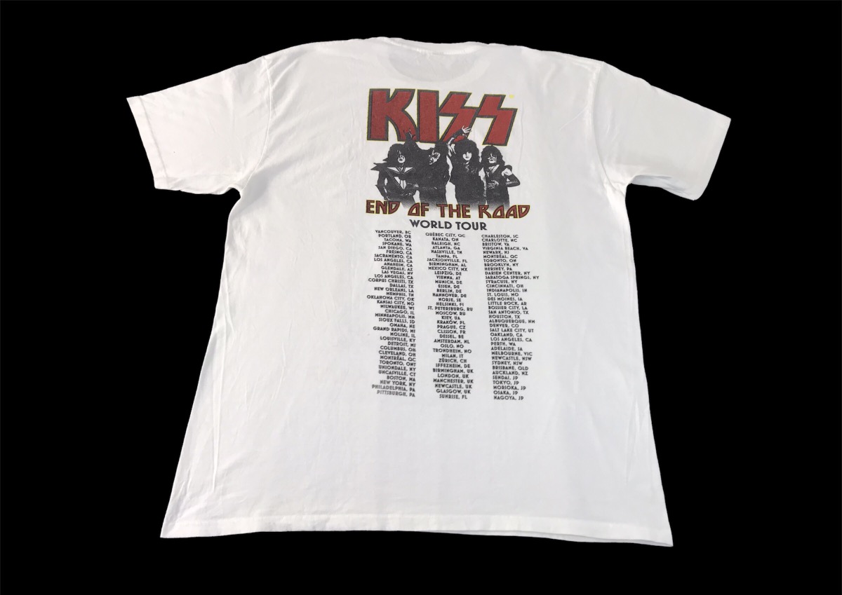 Kiss - Kiss End Of The Road World Tour American Rock Band Tee - 2