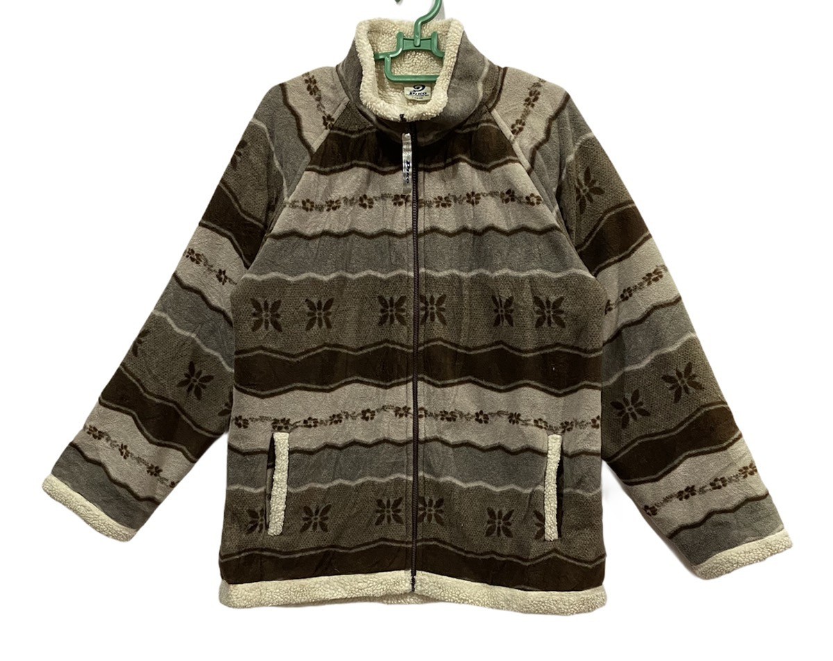 Vintage - Piko Hawaii Fullprint Sherpa Fleece Jacket - 1