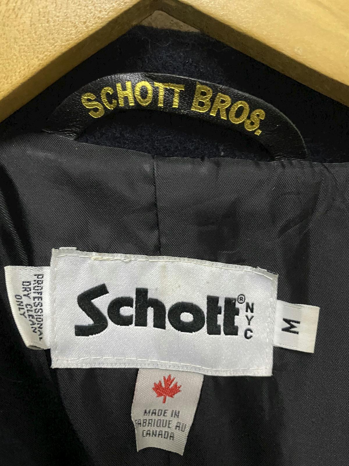 Schott Bros Wool Peacoat Canada Made - 7