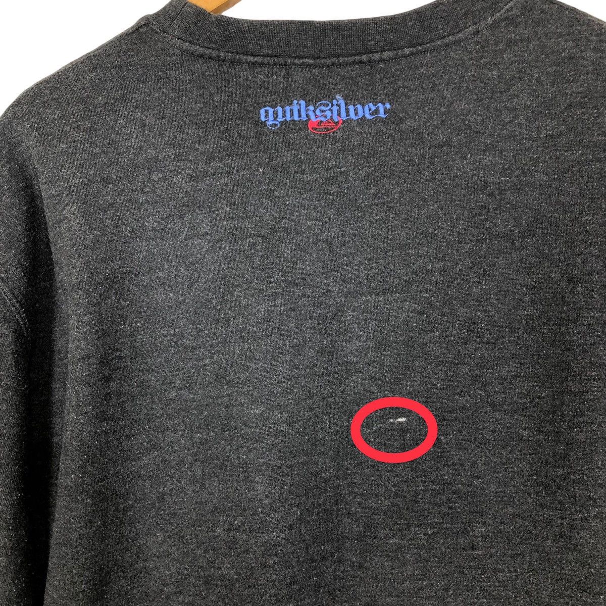 Vintage Quiksilver Crewneck Sweatshirt Big Logo Embroidery - 13