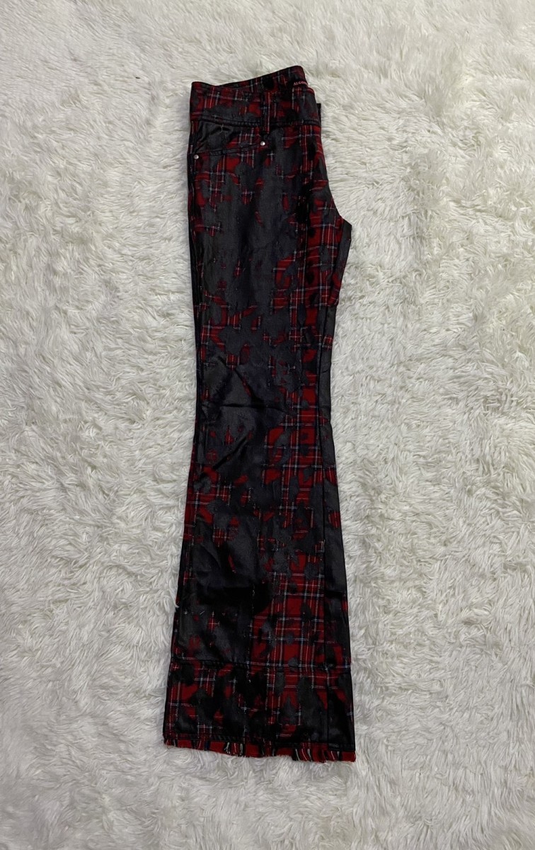 Custom Made - Algonquins Paint Painting Flare Pants - 11