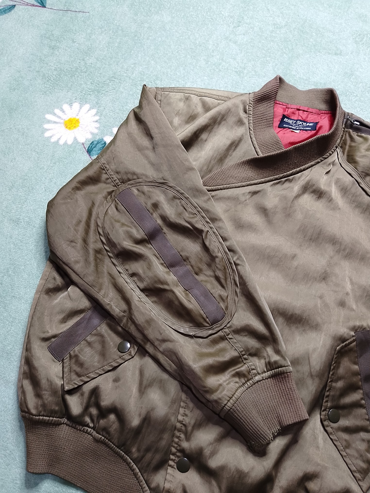 Vintage 80s Issey Miyake Skyline Bomber Javket - 4
