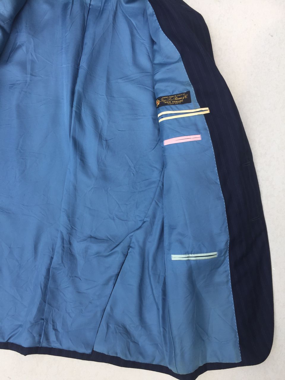 Paul Smith Loro Piana Blazer Suit stripe navy - 11