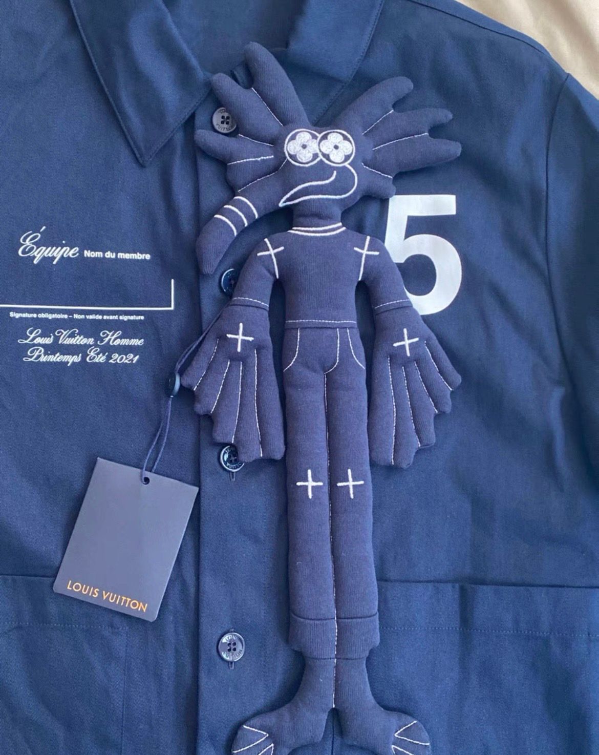 Louis Vuitton Chapman Brothers Monogram Silk Button Up Shirt