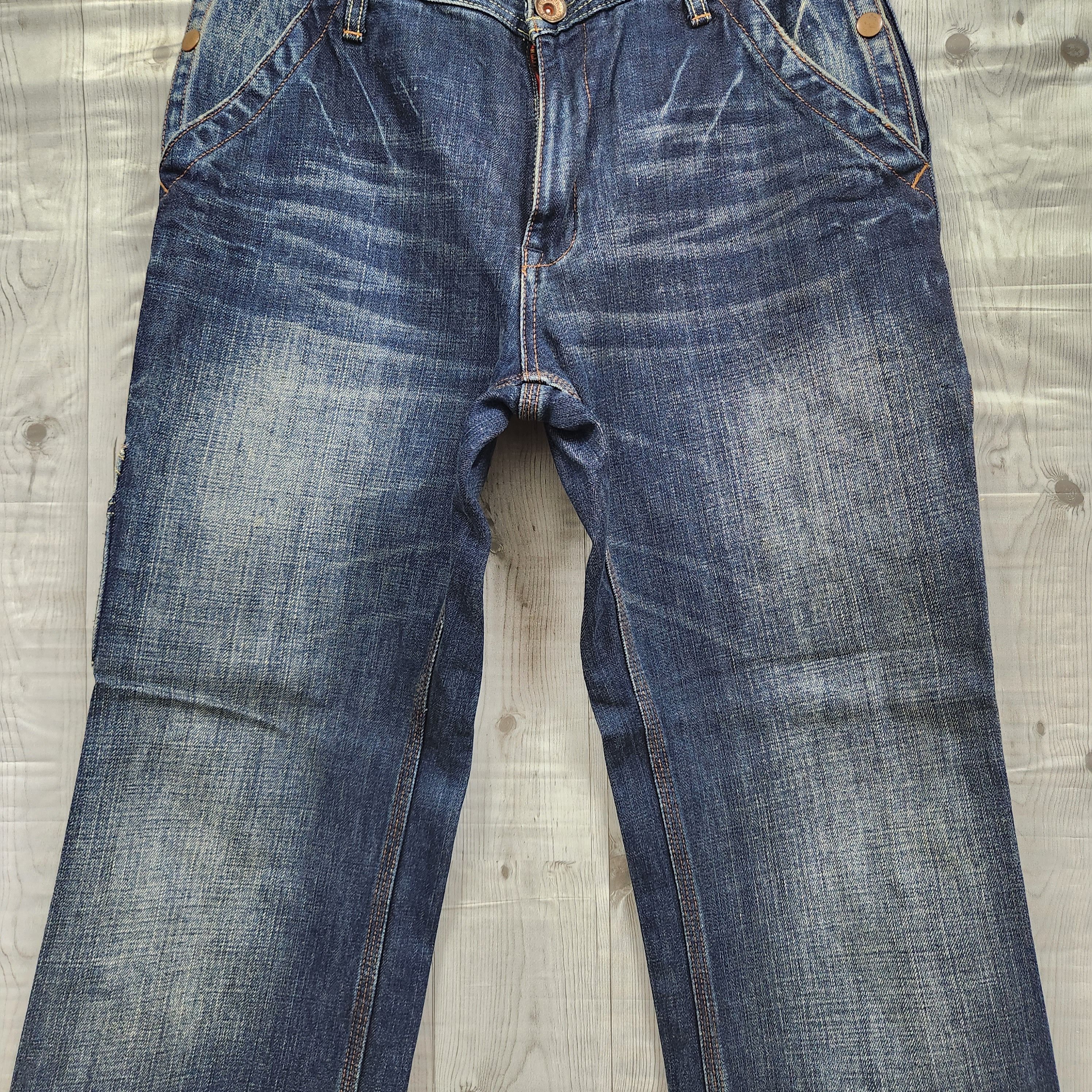 Global Work Denim Four Front Pockets Japanese Indigo Jeans - 6