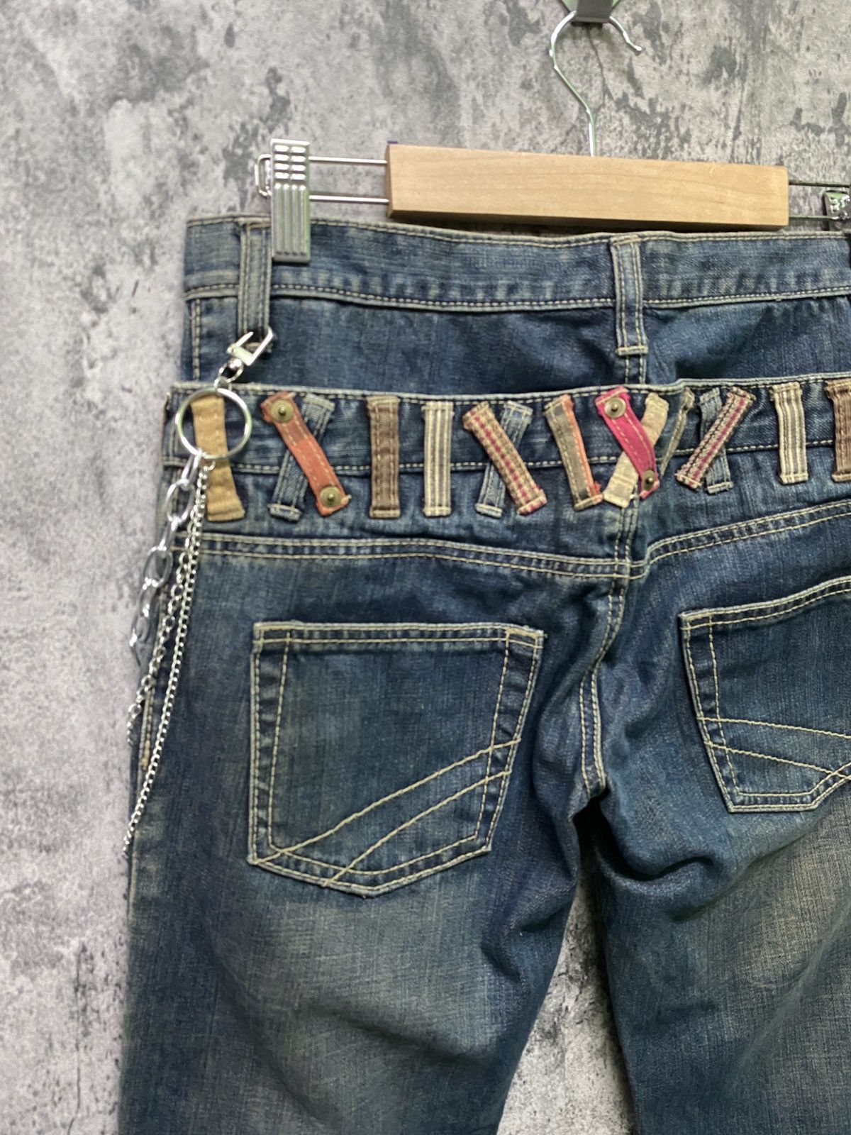 Japanese Brand - Vintage Double Waist J-Honey Junya Watanabe Style Denim - 10