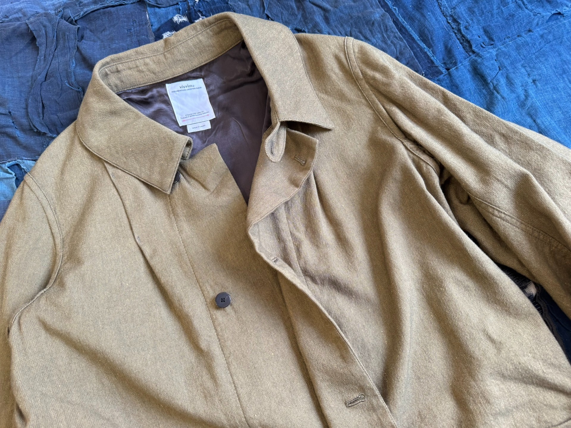 VISVIM 18AW AYRES COAT NELL W/LI wool blend coat - 7