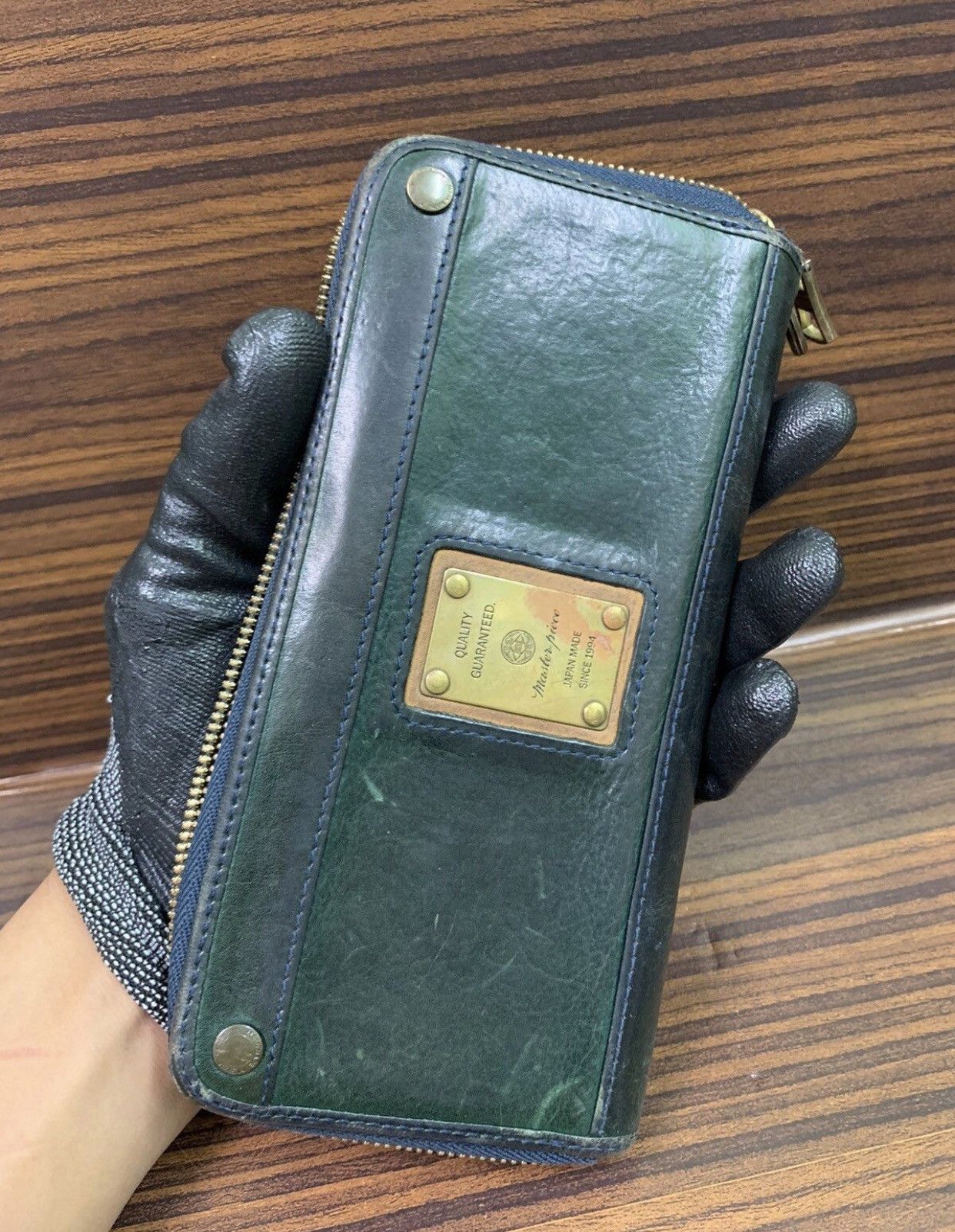 Masterpiece Japan Leather Wallet Zipper - 1
