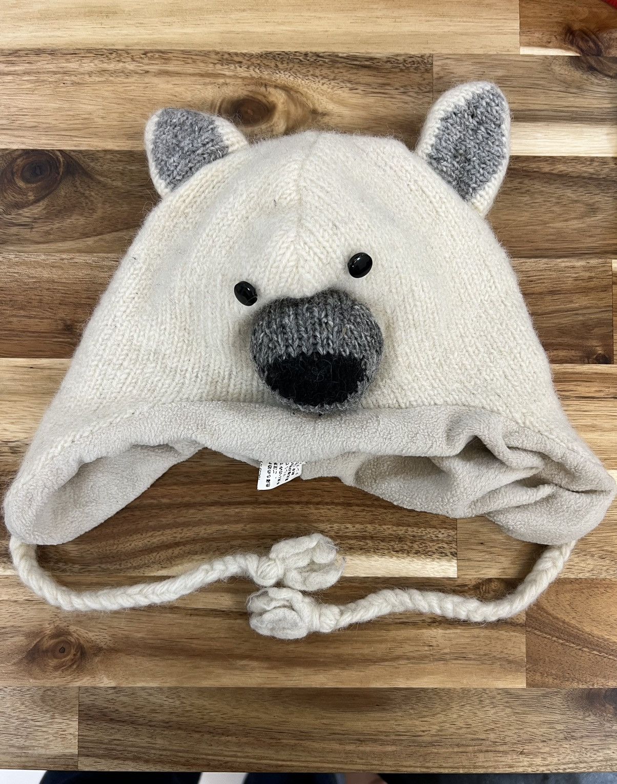 Vintage - Mohawk Bear Cap Beanie Hats - 1