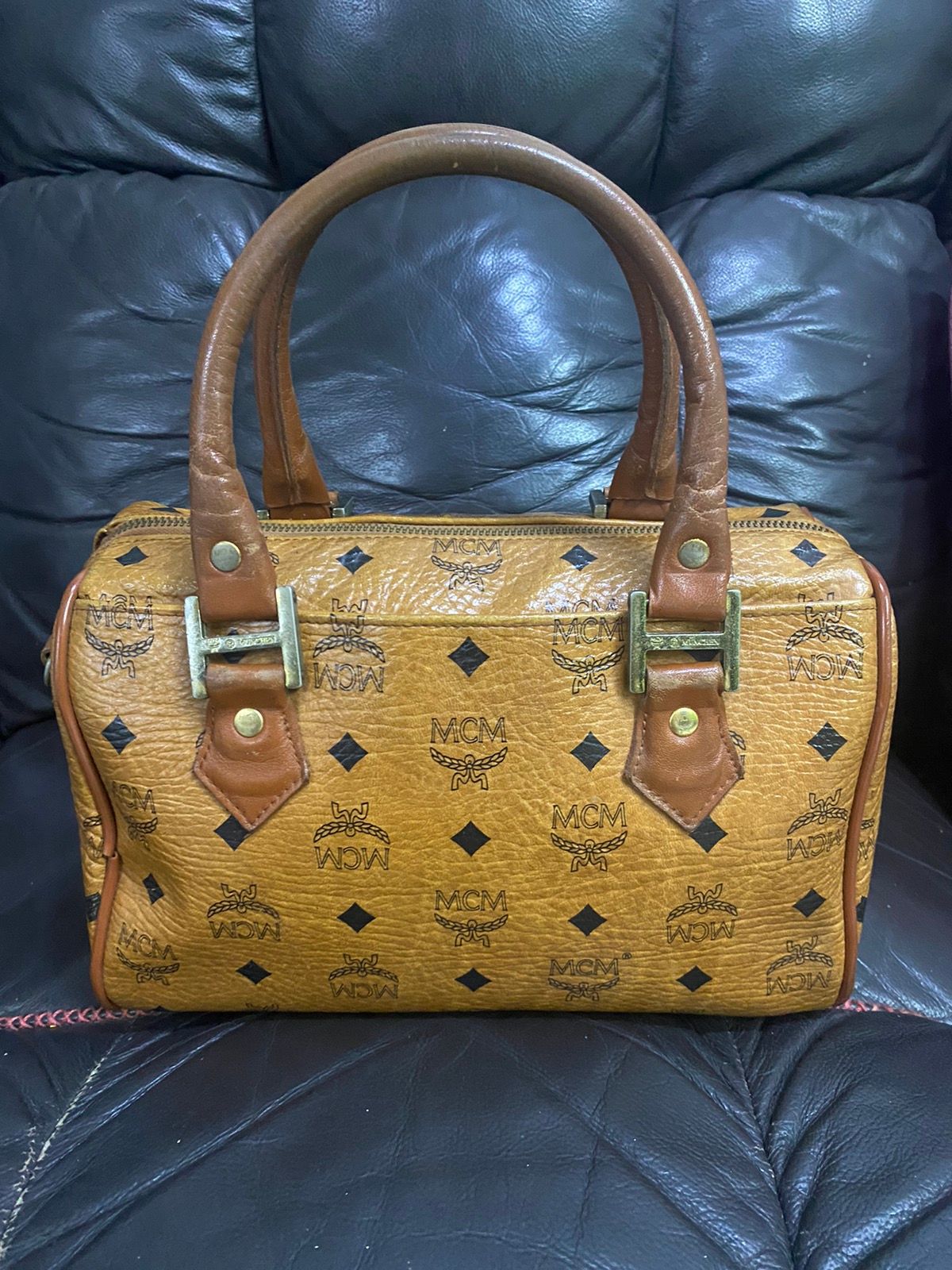 Authentic Vintage MCM Speedy 30 Handbag - 2