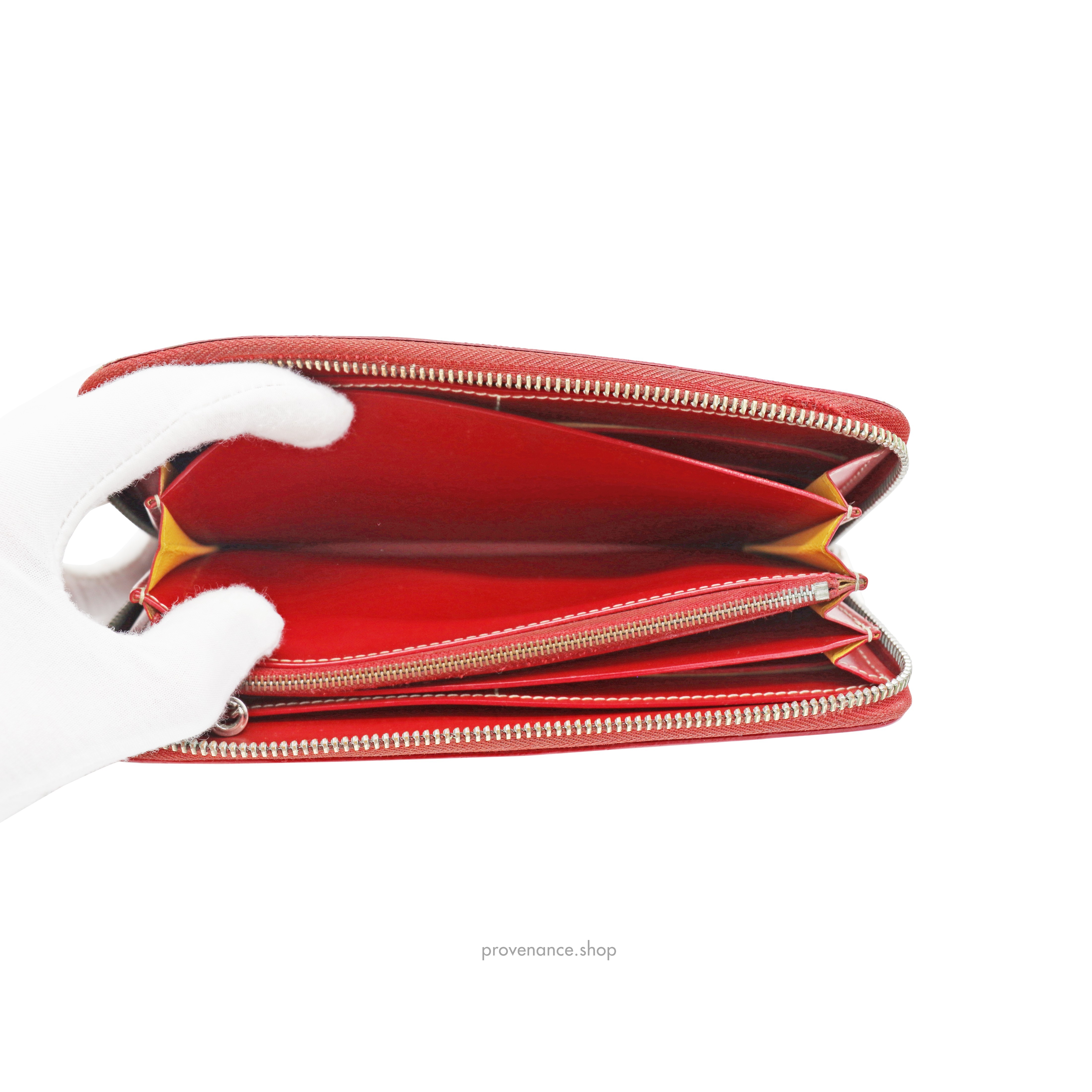 Matignon Long Wallet - Red Goyardine - 12