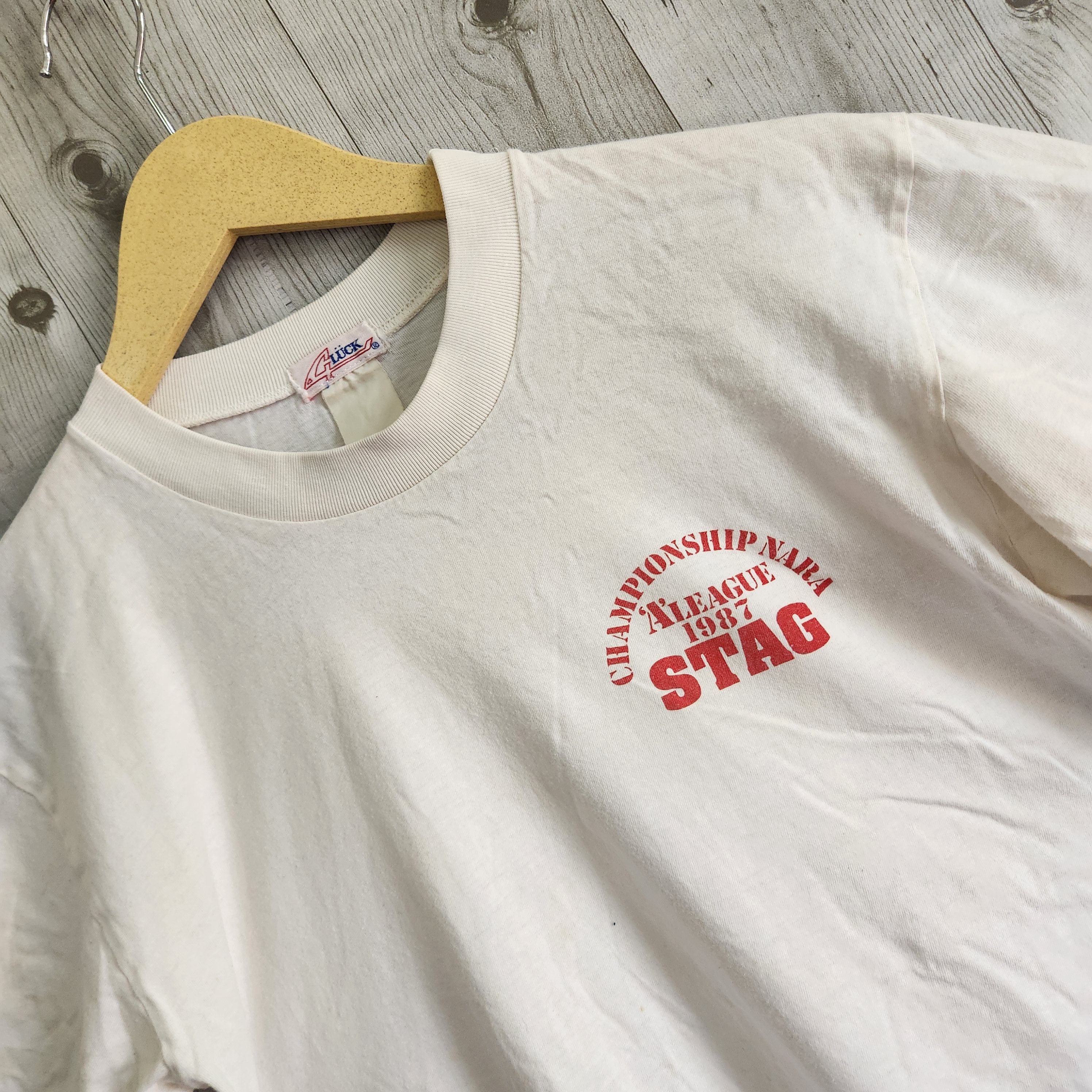 Vintage Championship Nara A League 1987 STAG TShirt - 2