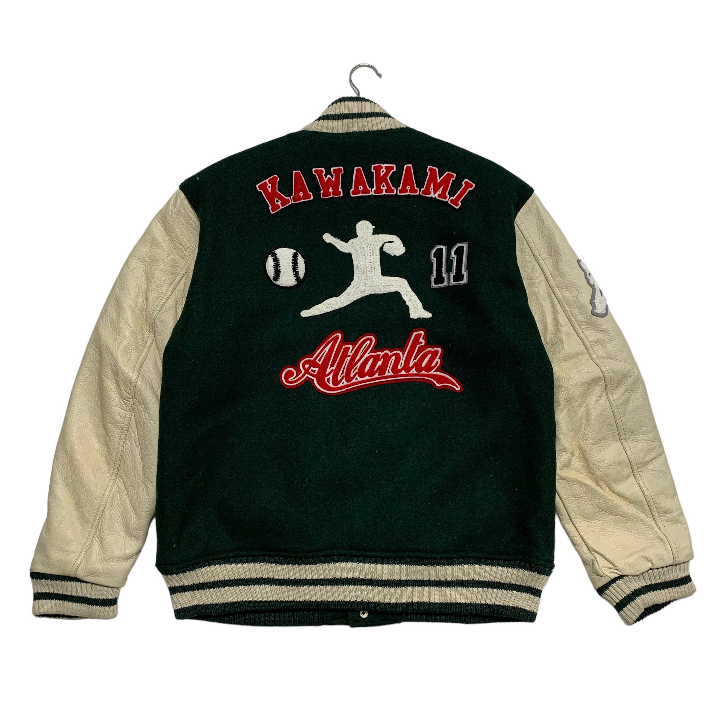 Kawakami MLB Atlanta Brave Baseball Varsity Jacket - 1