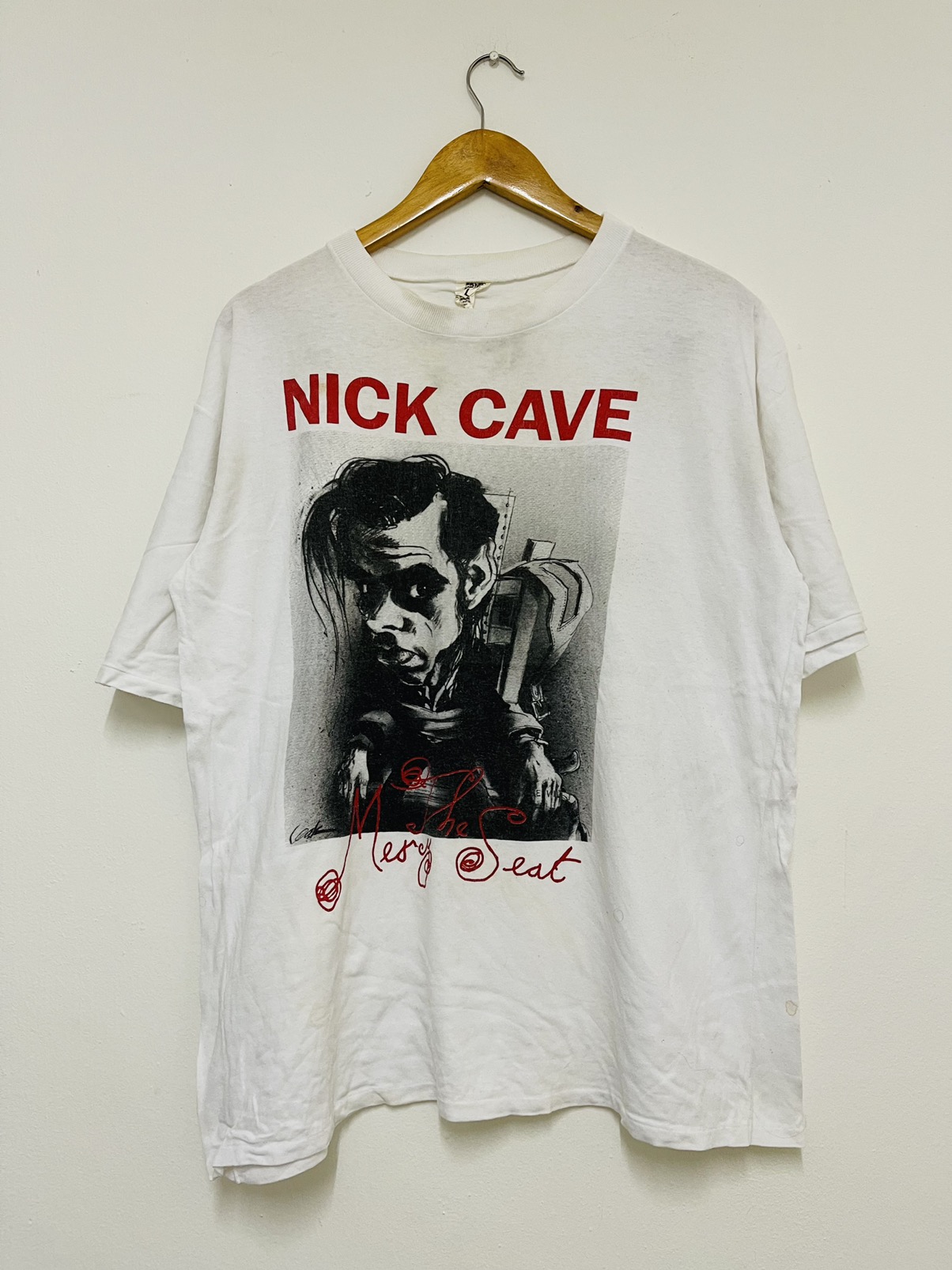 Vintage - Vintage 90’s Nick Cave “The Mercy Seat 1990 Artwork W2 - 1