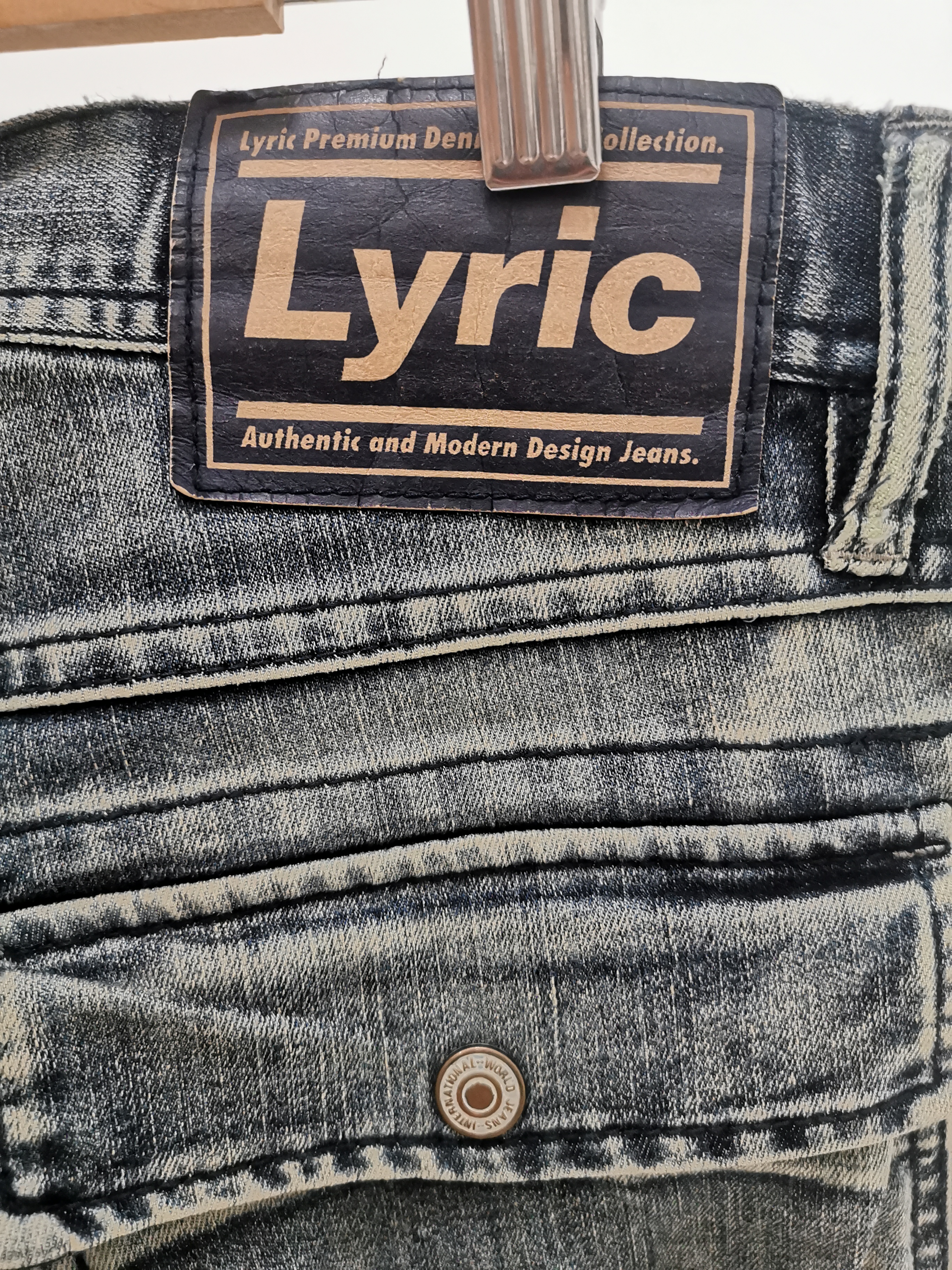 Other Designers Rare - Rare Lyric Biker Jeans Punk Design Jeans