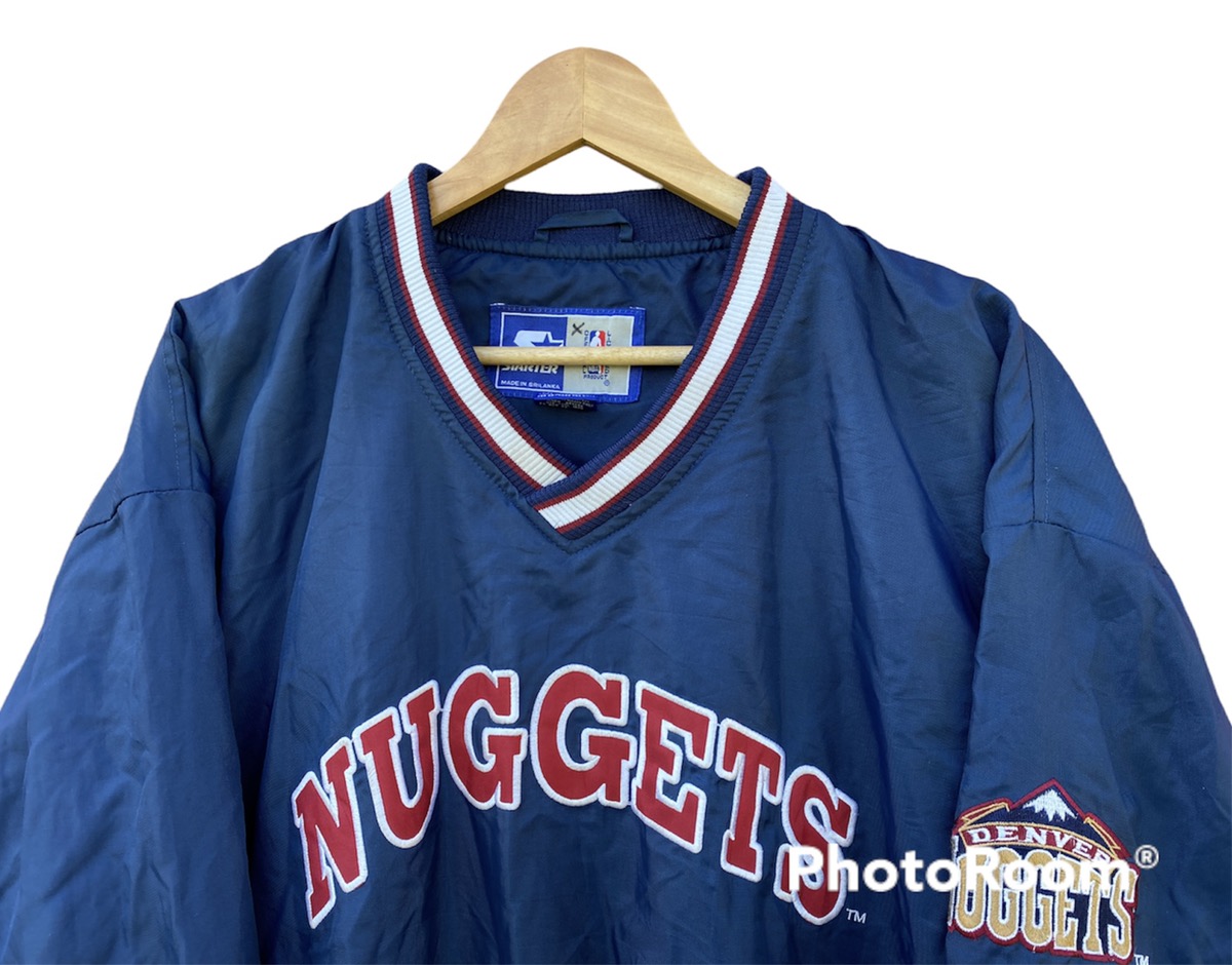 Vintage - Vintage 90s Starter Nuggets NBA Nylon jumper - 5