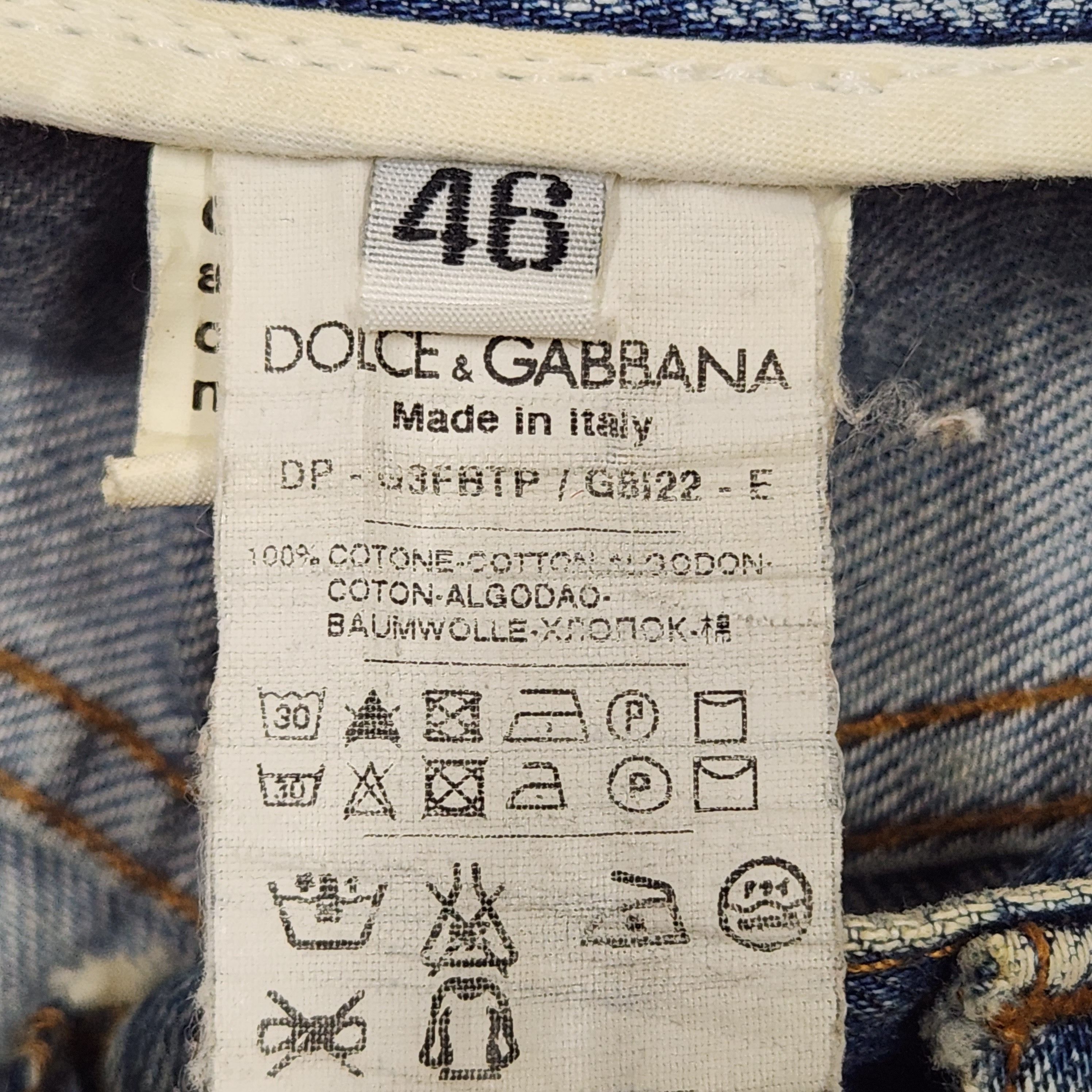 Vintage Dolce & Gabbana Straight Cut Denim - 16
