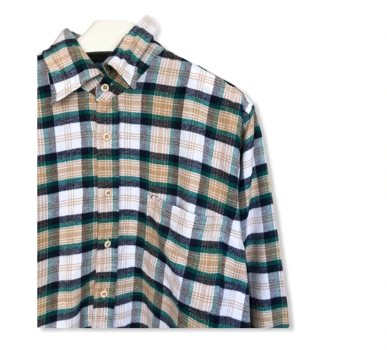 Japanese Brand - Japanese Brand Ciopanic Plaid Tartan Flannel Shirt 👕 - 2