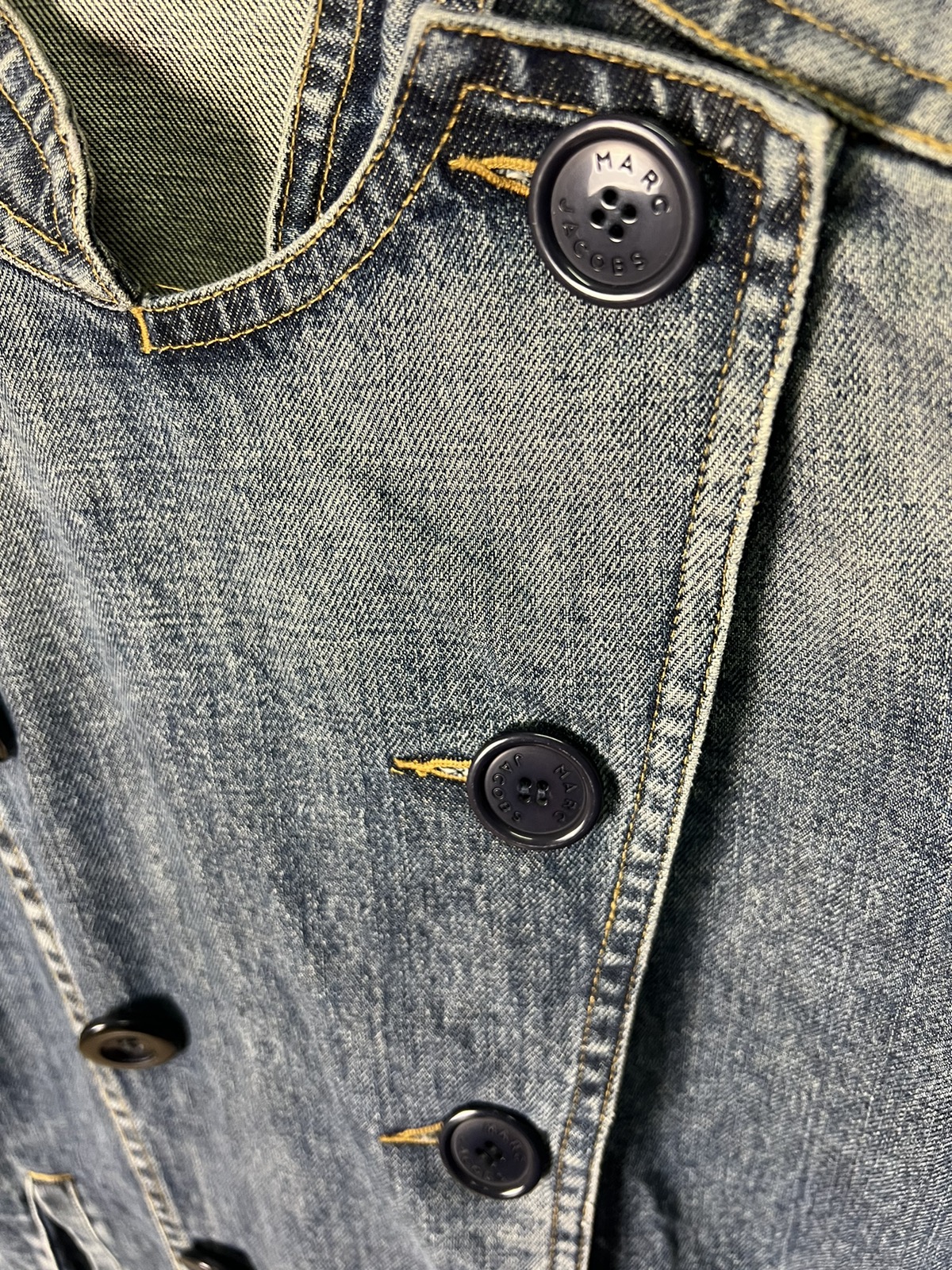🔥Marc Jacobs Double Breasted Denim Jacket - 8