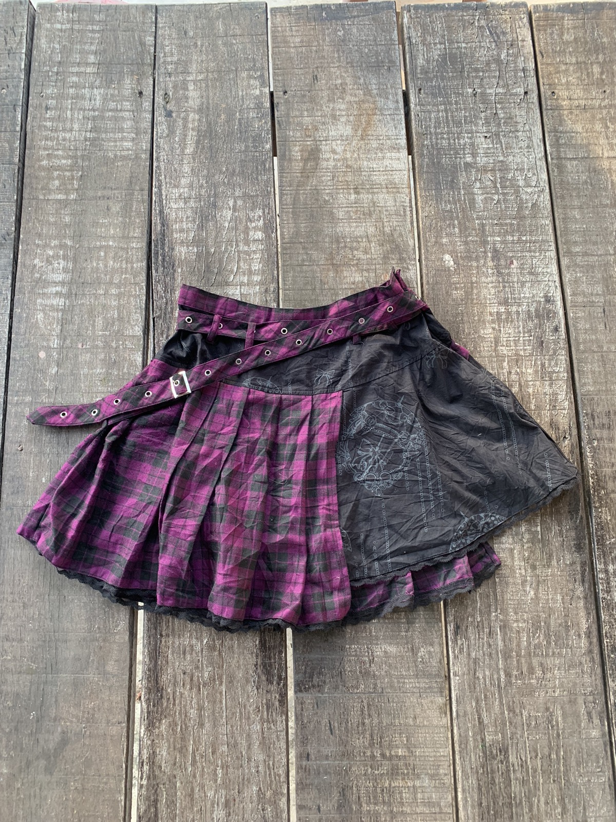 Rare - steals💥 Blood storm Mini skirt design mad punk - 2