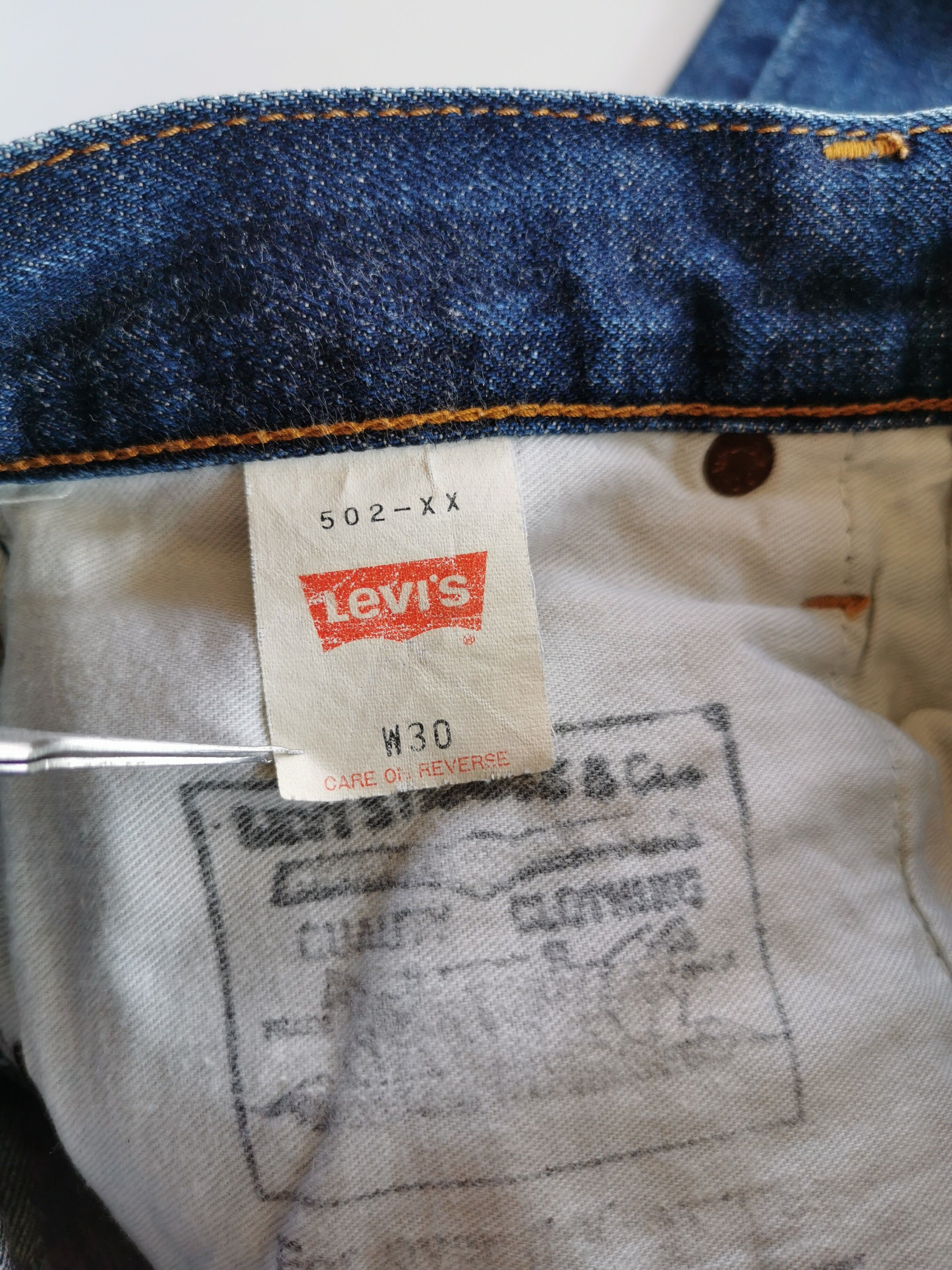 1997 Vintage Levis Lot 502 Selvedge Jeans - 8