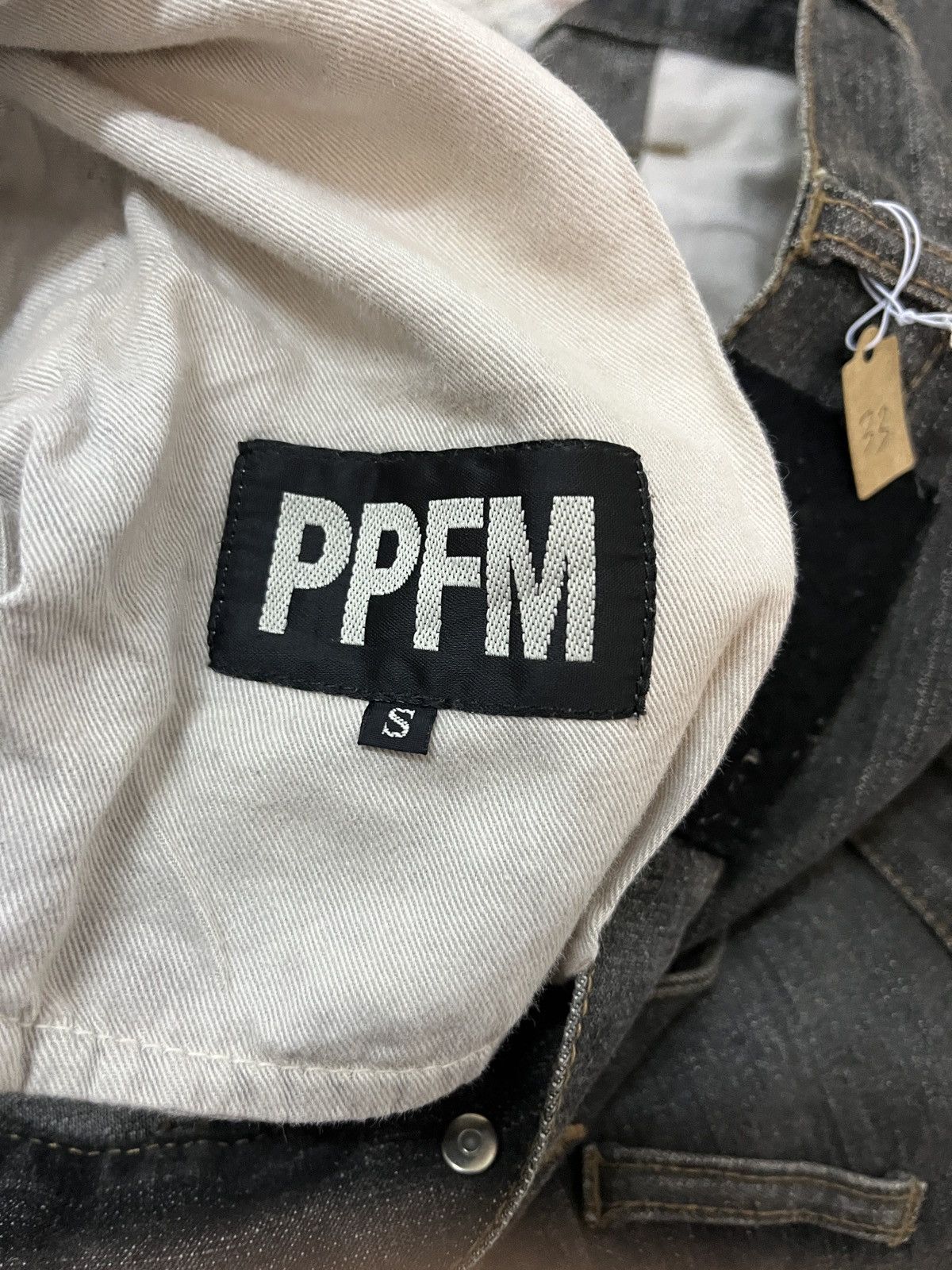 Archival Clothing - Japanese Brand PPFM Bondage Tactical Cargo Denim - 9