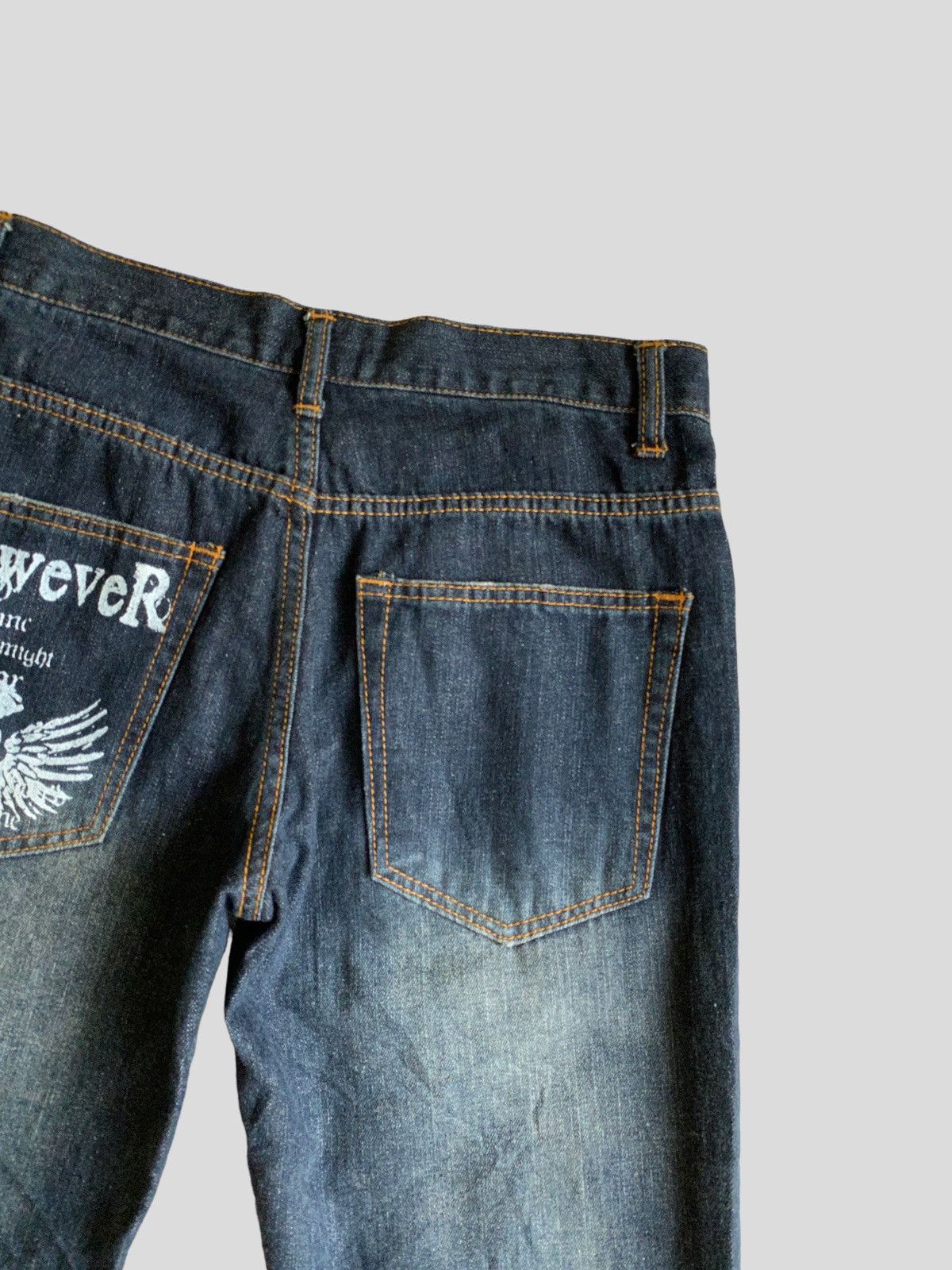 Vintage NYLAUS Printed Acid Wash Denim S45k - 11