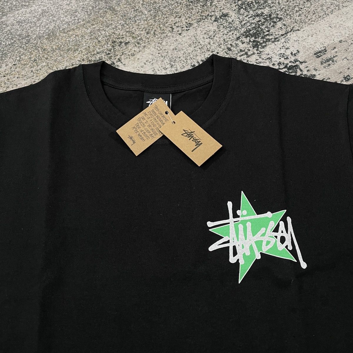 Stussy Tshirt Black // Star - 4