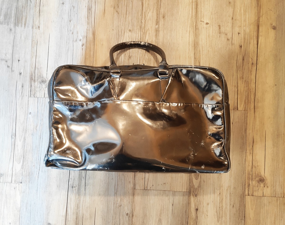 Florian Denicourt - Astro mirror leather travel bag.Like Raf Simons or Dior - 4