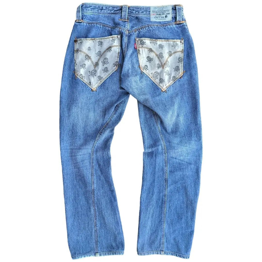 90s Levis Engineered Skull Jeans - 1