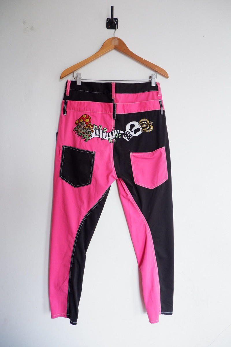 Punk Harajuku Style Funky Fruit Double Waist Pants - 1