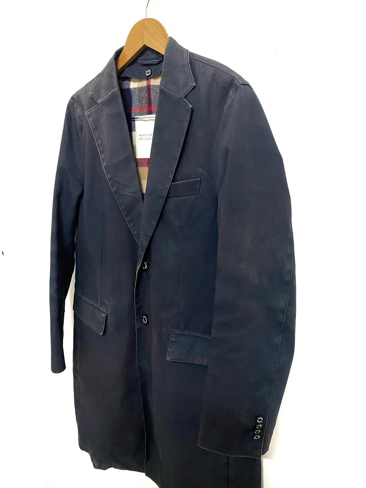 Mackintosh Philosophy Cotton Rubber Waterproof Long Coat - 5