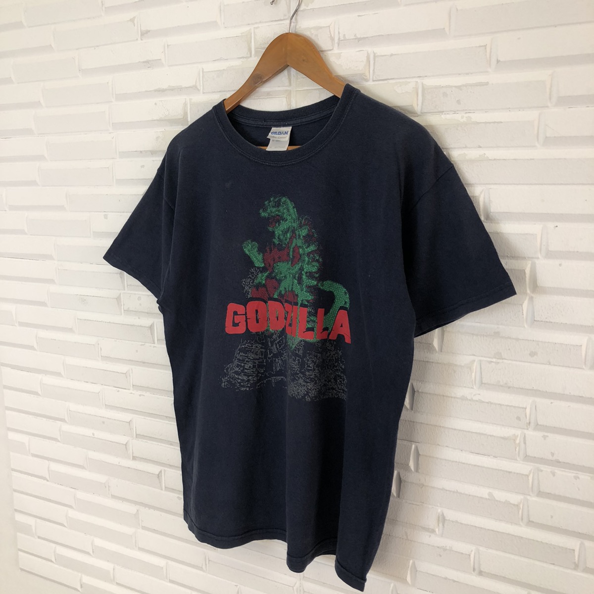 Vintage - VINTAGE GODZILLA MOVIE BIG LOGO T-SHIRT - 2