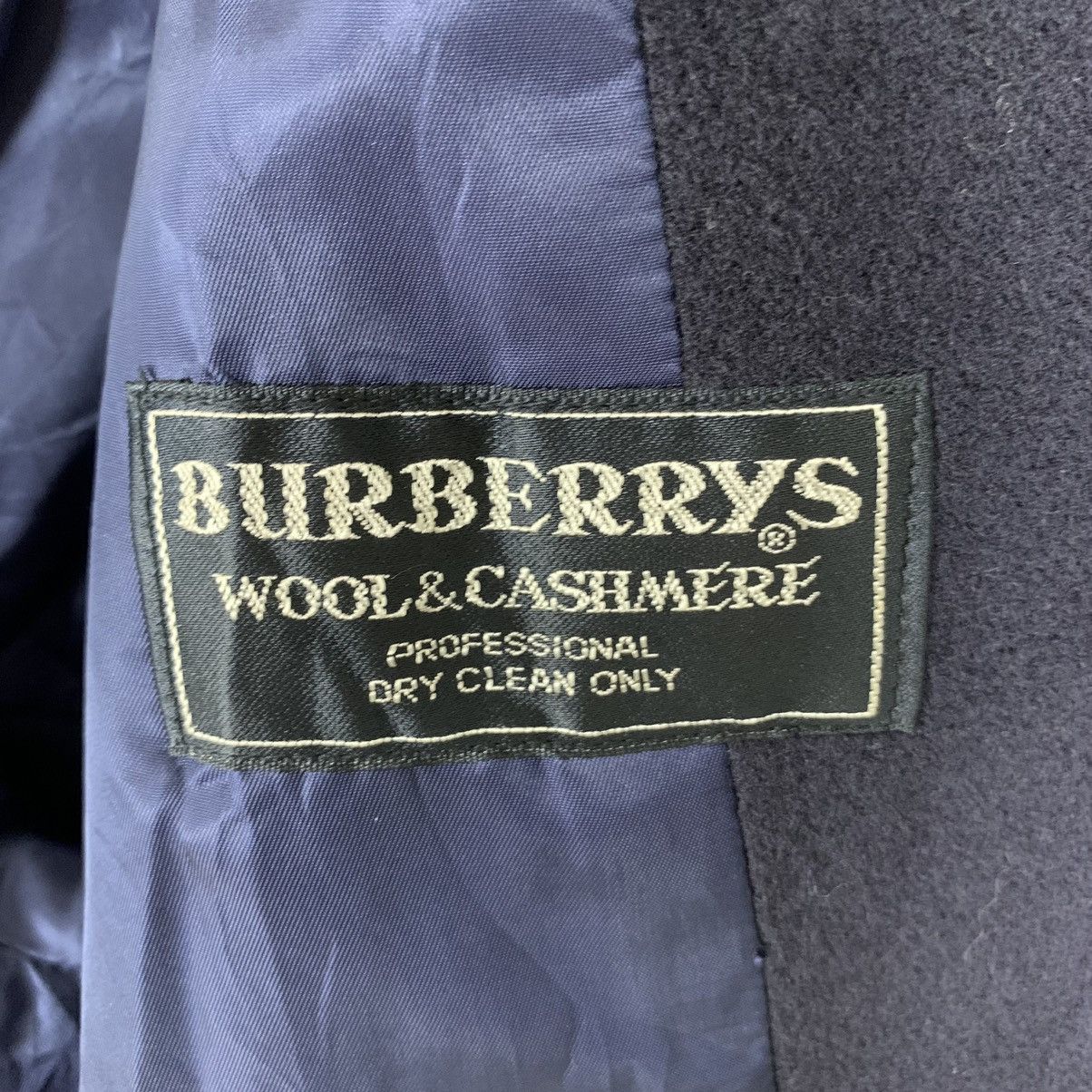 Vintage Burberry Peacoat Wool Coat - 16