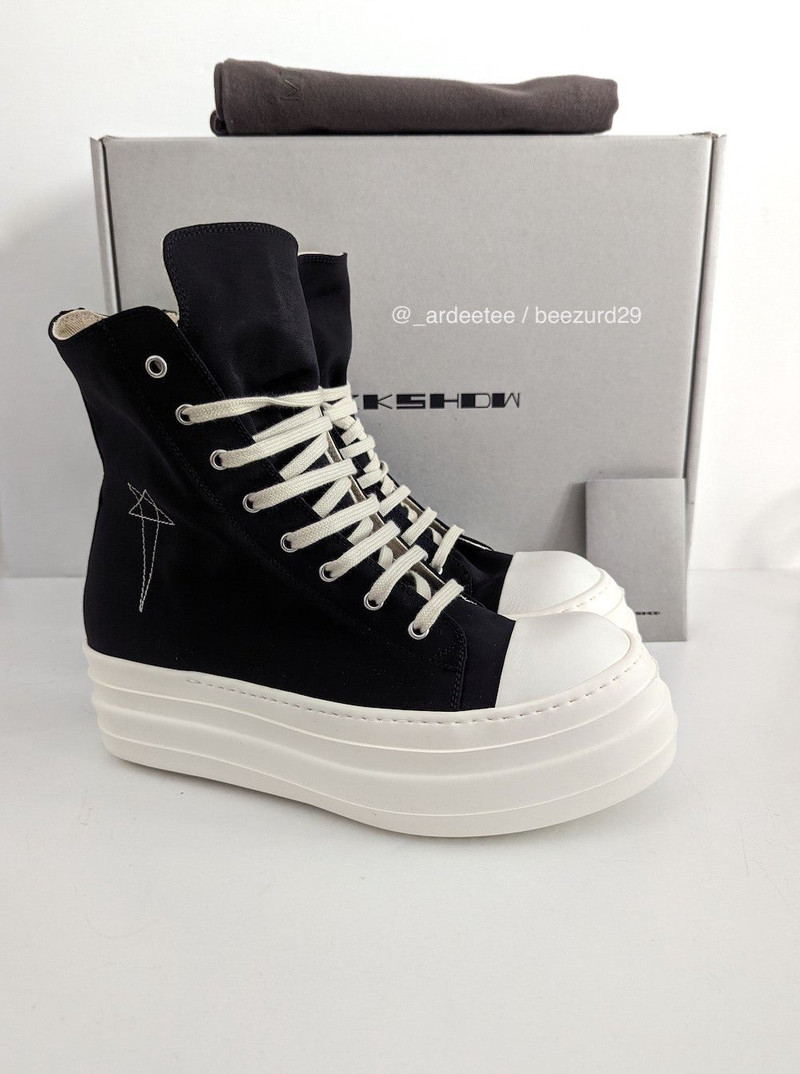 *NEW* SS20 PENTAGRAM DOUBLE BUMPER RAMONES HIGH BLACK - 1