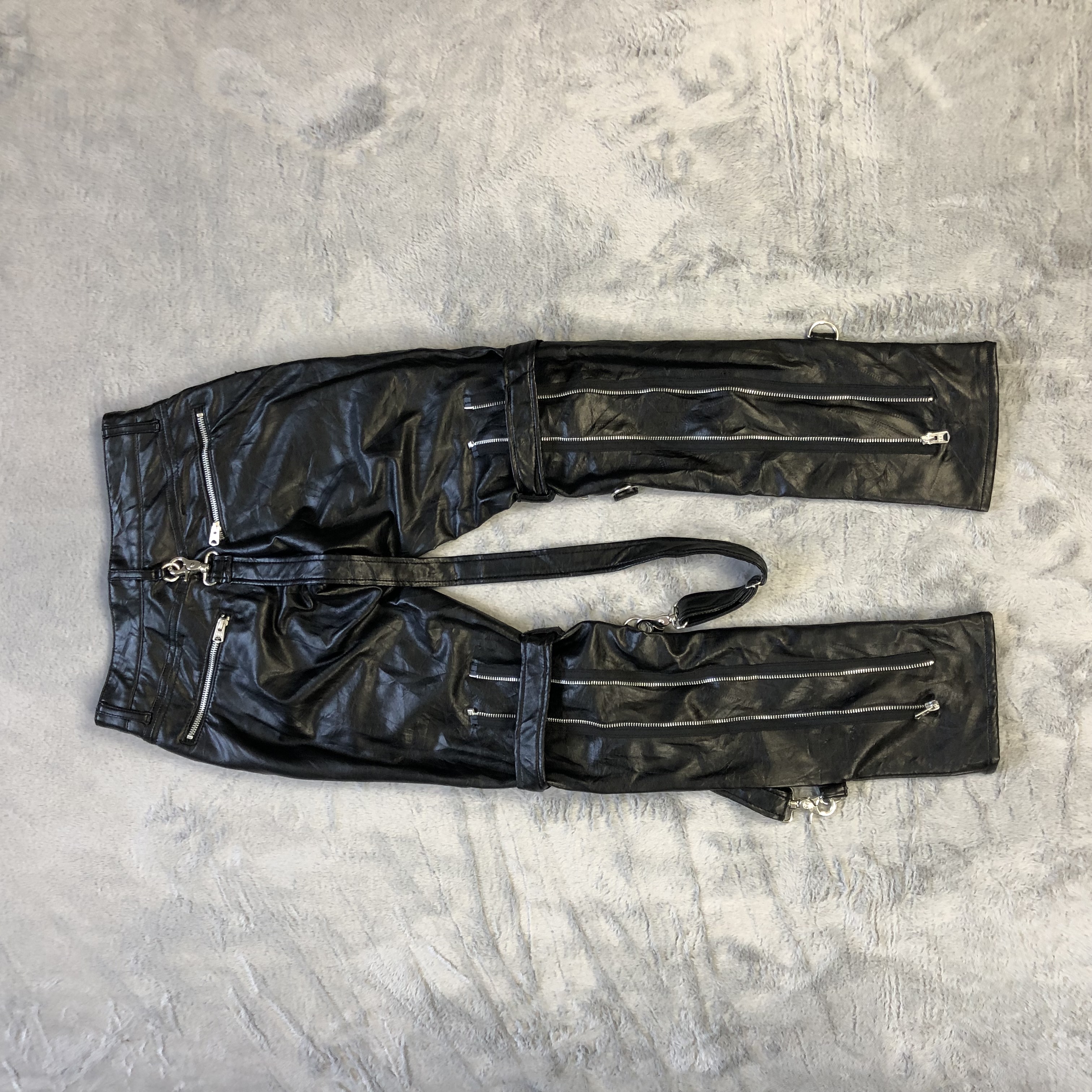 Other Designers Rockers - BONDAGE🔥 CIVARIZE SYNTHETIC LEATHER PANTS #5969-  | jparchives | REVERSIBLE