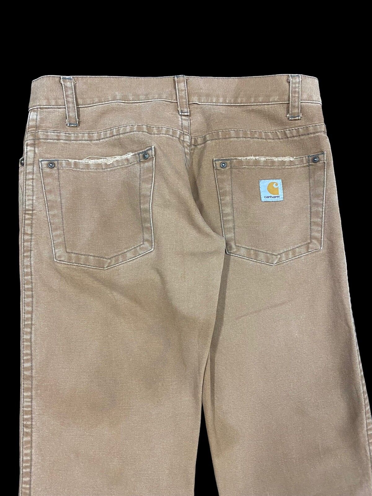 Vtg🔥Carhartt Duck Canvas Jeans Made In Tunisia - 8