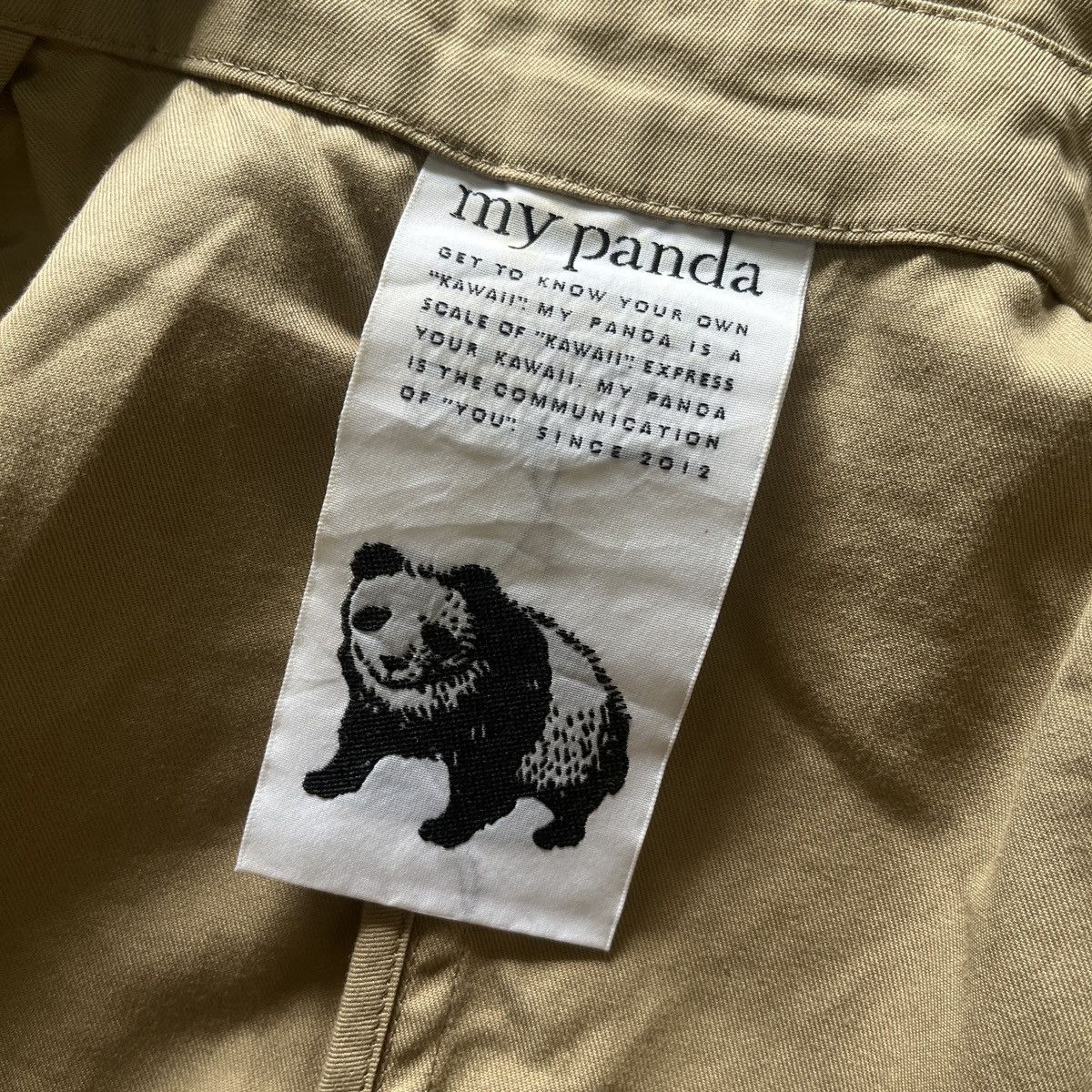 If Six Was Nine - Cream Navy Long Coat My Panda Japan Designer - 14