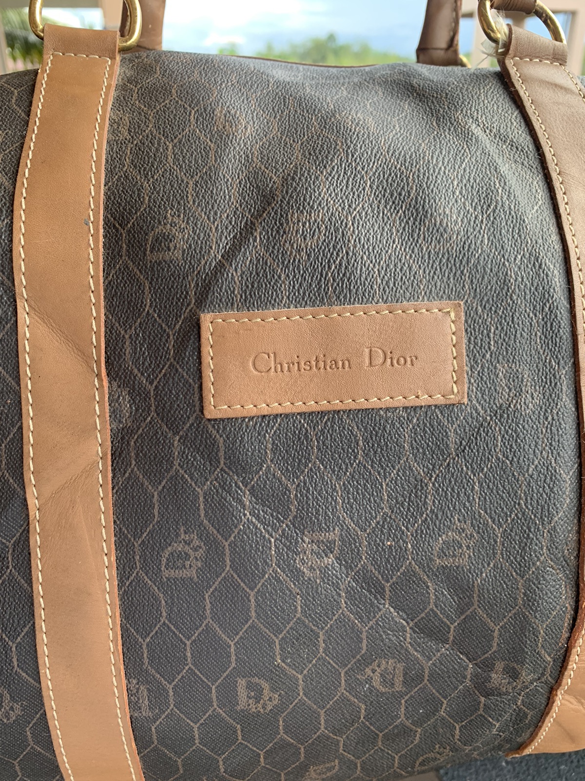 Vintage iconic Dior monogram travel bag - 20