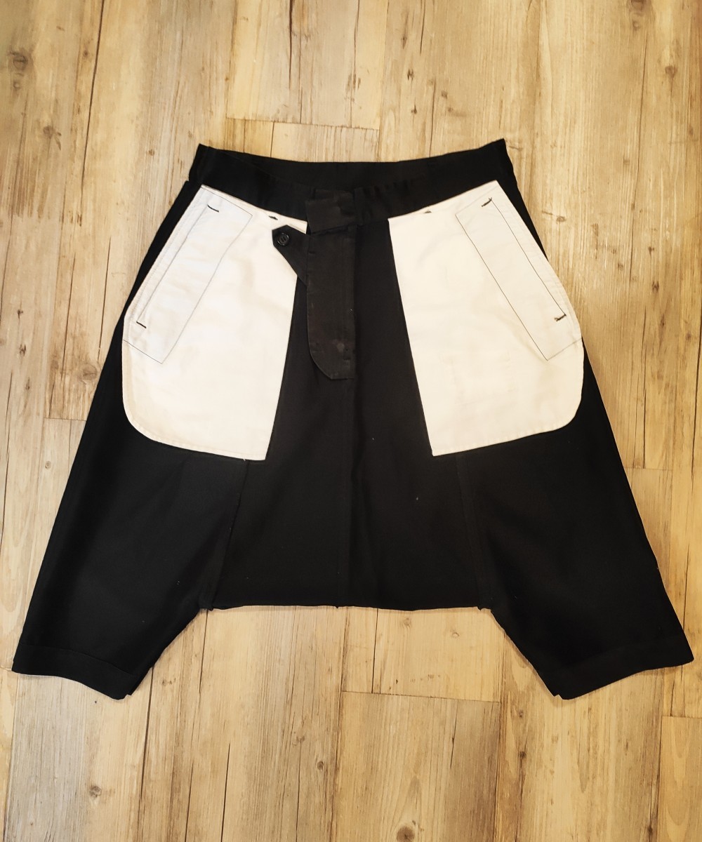 Mainline silk drop crotch shorts - 3