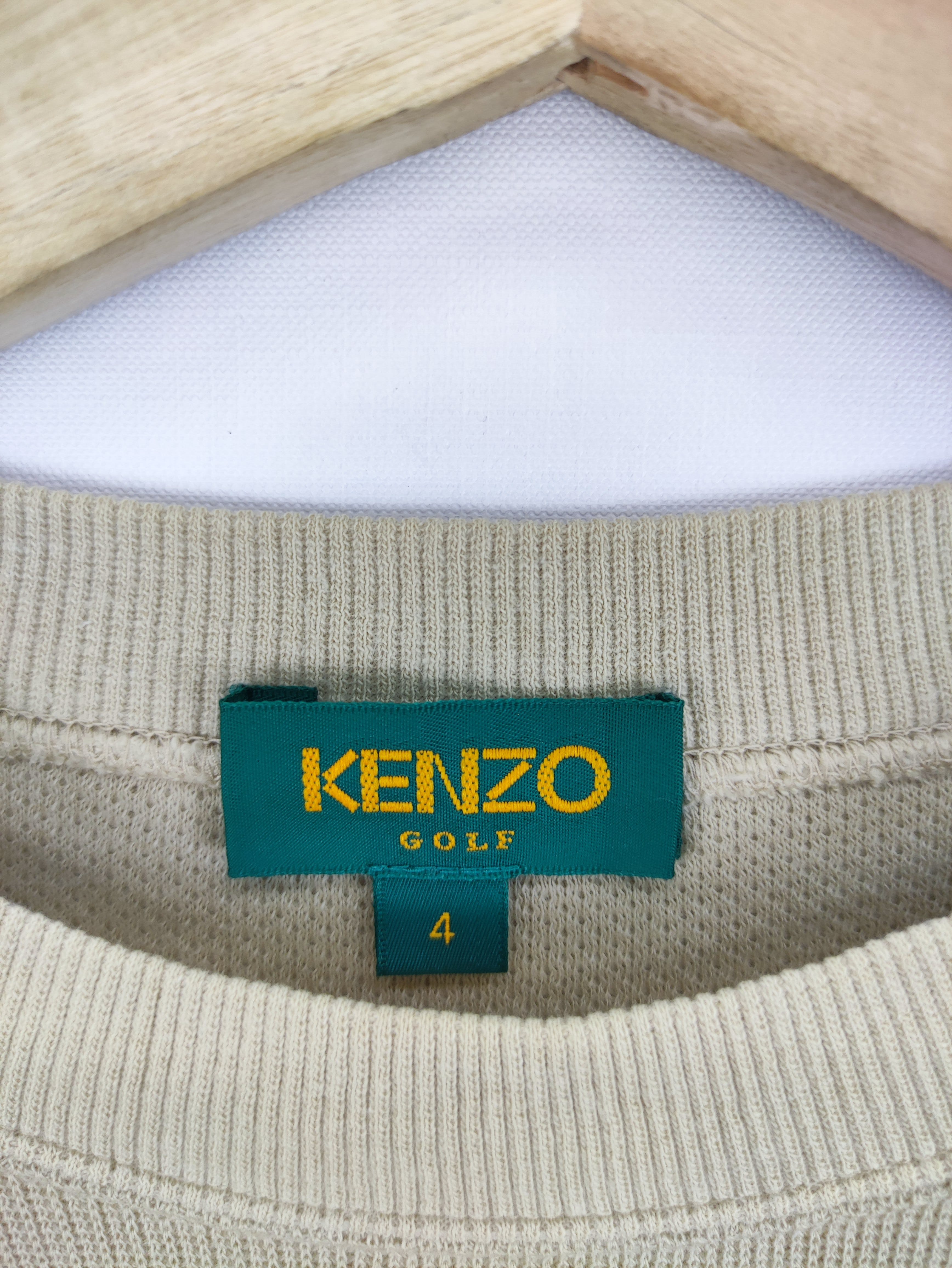 Vintage Kenzo Golf Sweatshirt Jumper Embroidered Logo - 3