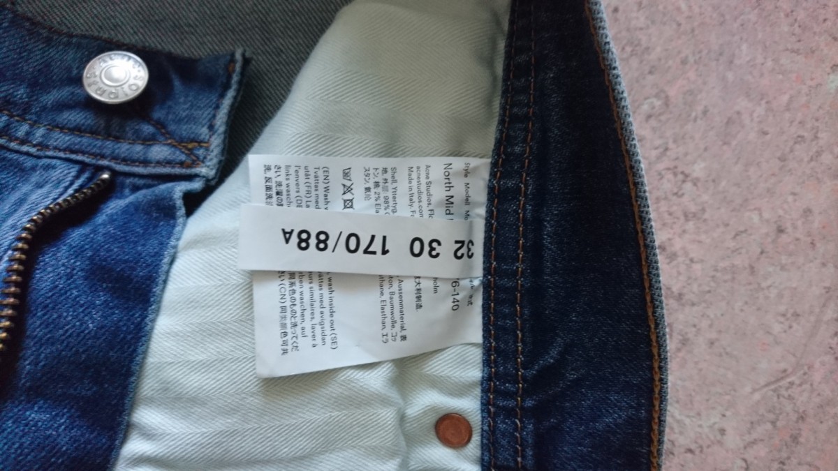 Blå Konst North Mid Blue Denim 32 / 30 - 8