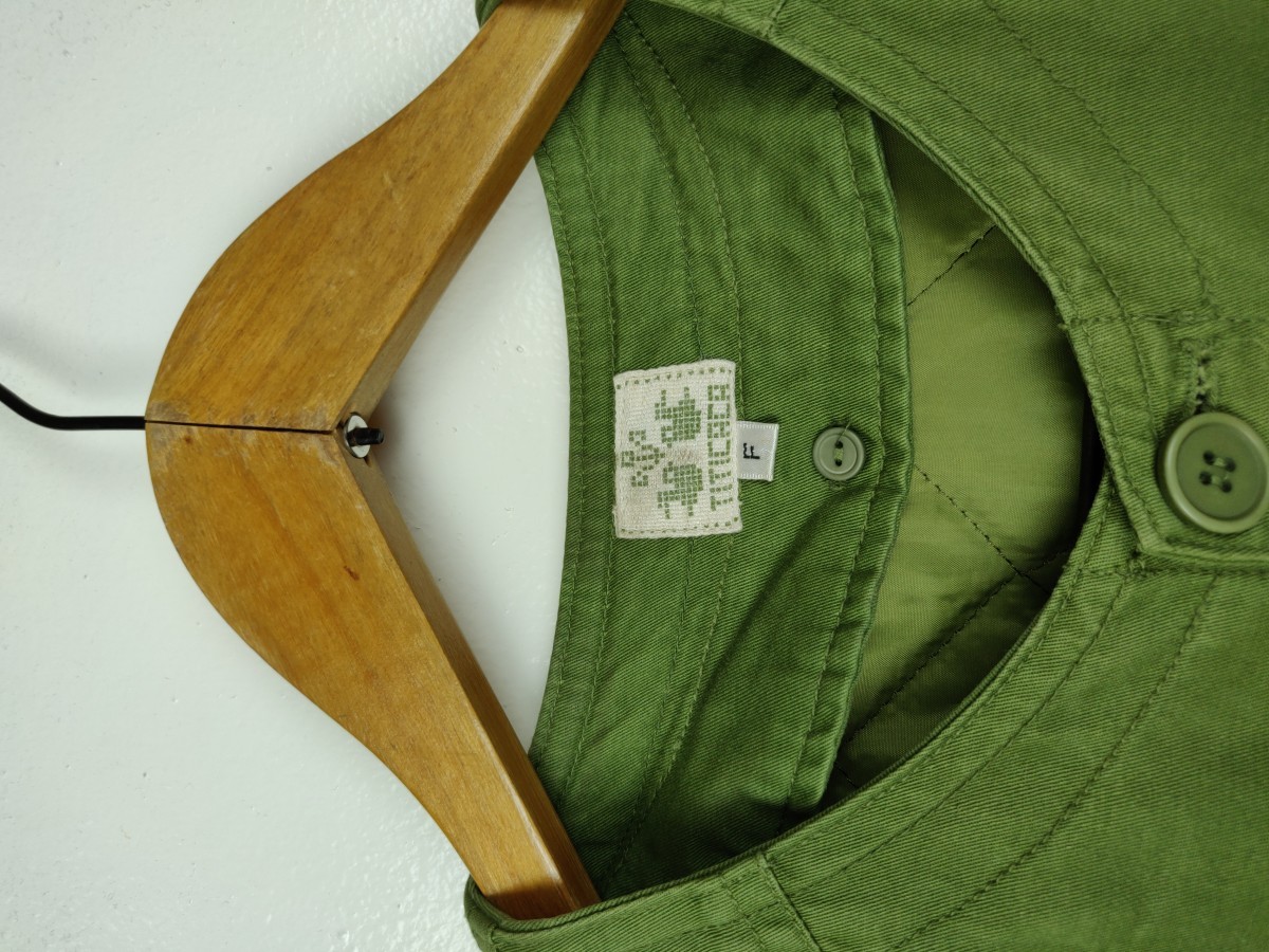 Japanese Brand -  Final Drop!  Titicaca Japan Green Long Coat Jacket - 6