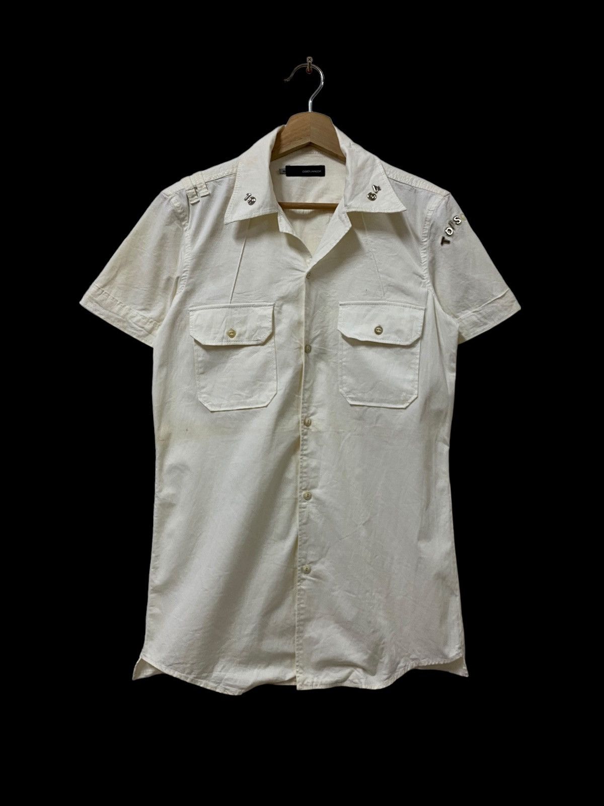 Dsquared2 Topscout White Button Down Shirt - 1