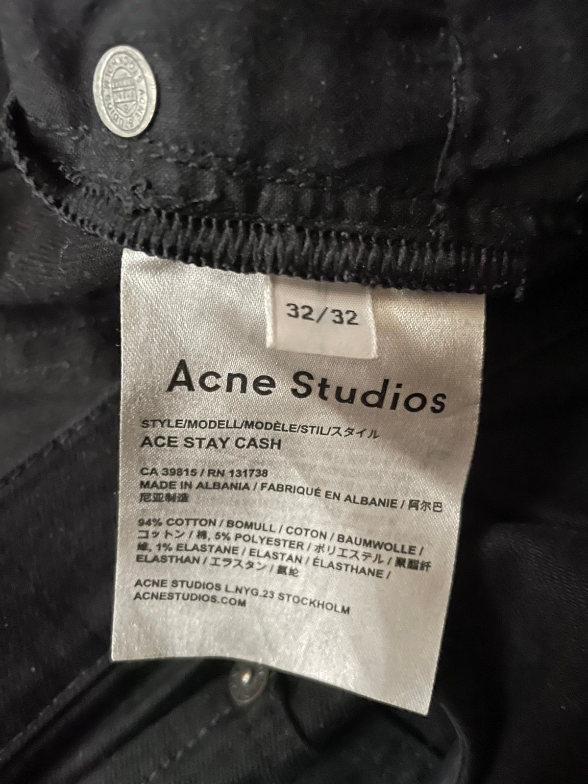 Acne Studios Ace Stay Cash 32 - 4