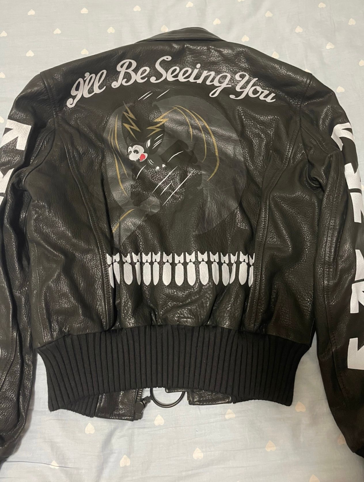 Off-white A2 Lambskin Leather Jacket S - 1